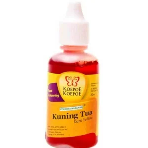 Koepoe² pewarna makanan kuning tua